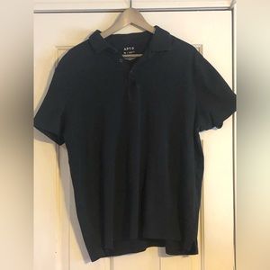 Men’s Apt. 9 Premier Flex Polo, Solid Black, Size XL